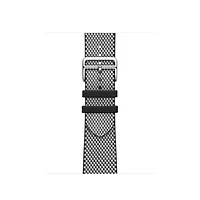 Apple Watch Hermès - 42mm Noir/Écru Toile H Single Tour