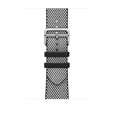 Apple Watch Hermès - 46mm Noir/Écru Toile H Single Tour