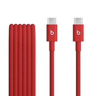 Beats USB-C to USB-C Woven Cable (1.5 m / 5 ft) – Rapid Red