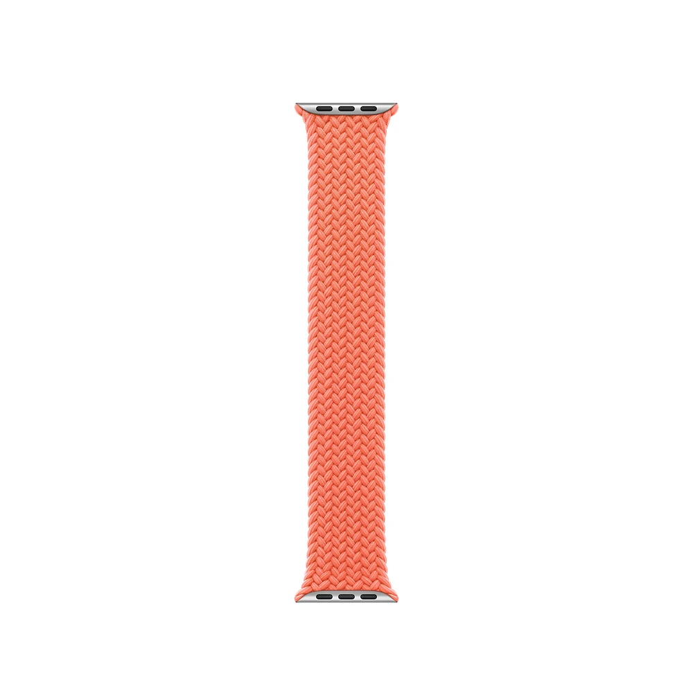 42mm Tangerine Braided Solo Loop - Size 1