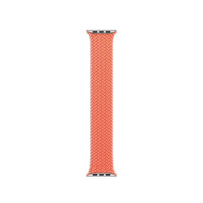 42mm Tangerine Braided Solo Loop - Size 1