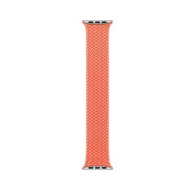 46mm Tangerine Braided Solo Loop - Size 4