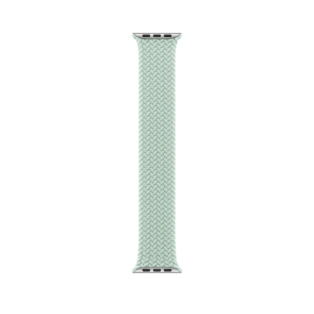 46mm Aquamarine Braided Solo Loop - Size 4