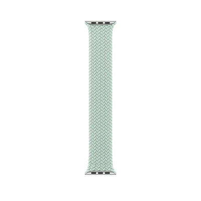 46mm Aquamarine Braided Solo Loop - Size 4