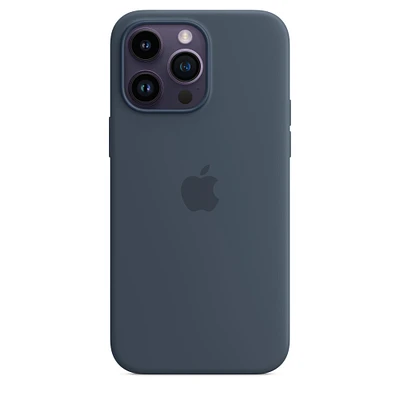 iPhone 14 Pro Max Silicone Case with MagSafe - Storm Blue