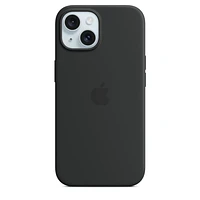 iPhone 15 Silicone Case with MagSafe - Black