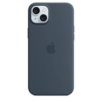 iPhone 15 Plus Silicone Case with MagSafe - Storm Blue