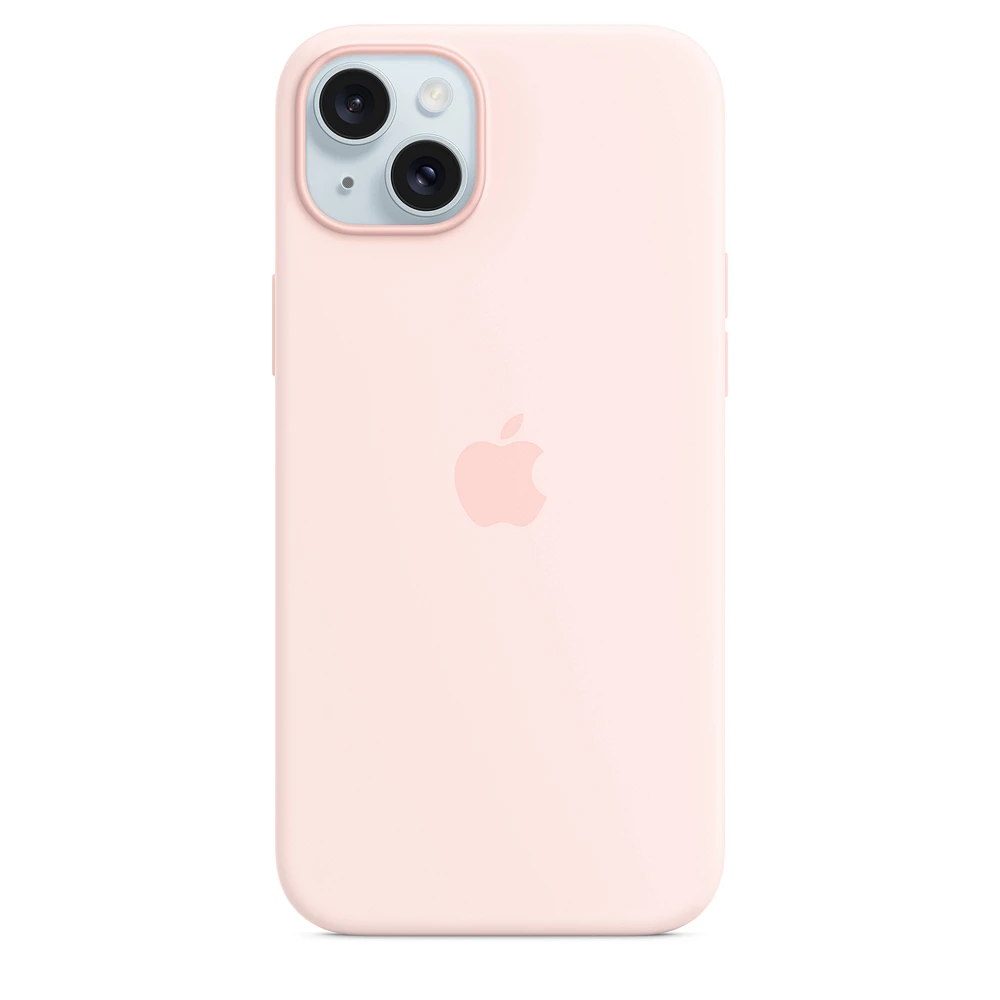 iPhone 15 Plus Silicone Case with MagSafe - Light Pink