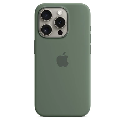 iPhone 15 Pro Silicone Case with MagSafe - Cypress