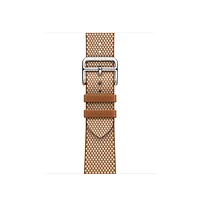Apple Watch Hermès - 41mm Gold/Écru Toile H Single Tour