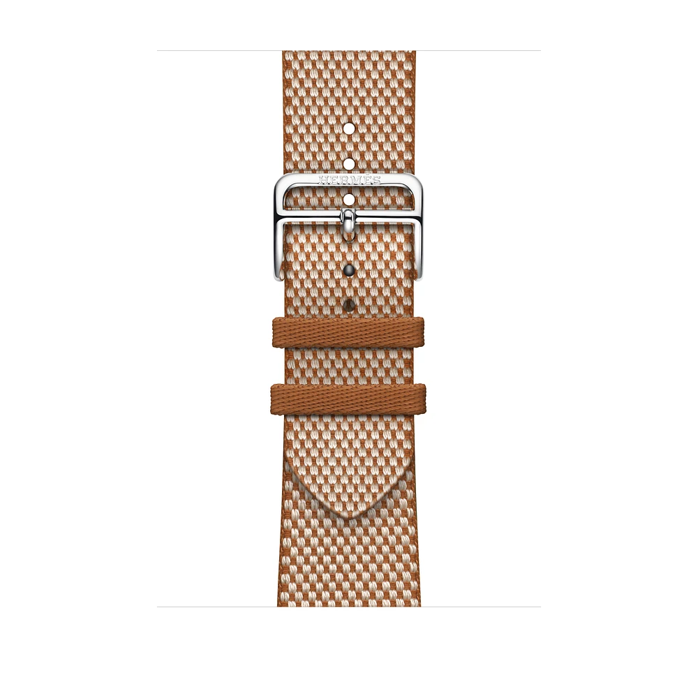 Apple Watch Hermès - 45mm Gold/Écru Toile H Single Tour