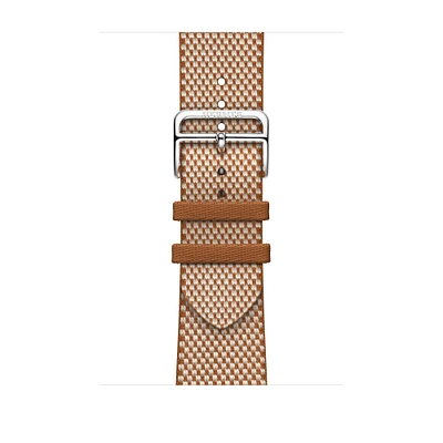 Apple Watch Hermès - 45mm Gold/Écru Toile H Single Tour