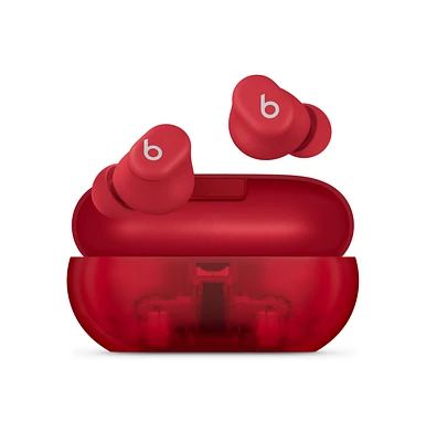 Beats Solo Buds – True Wireless Earbuds – Transparent Red