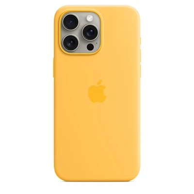 iPhone 15 Pro Max Silicone Case with MagSafe - Sunshine