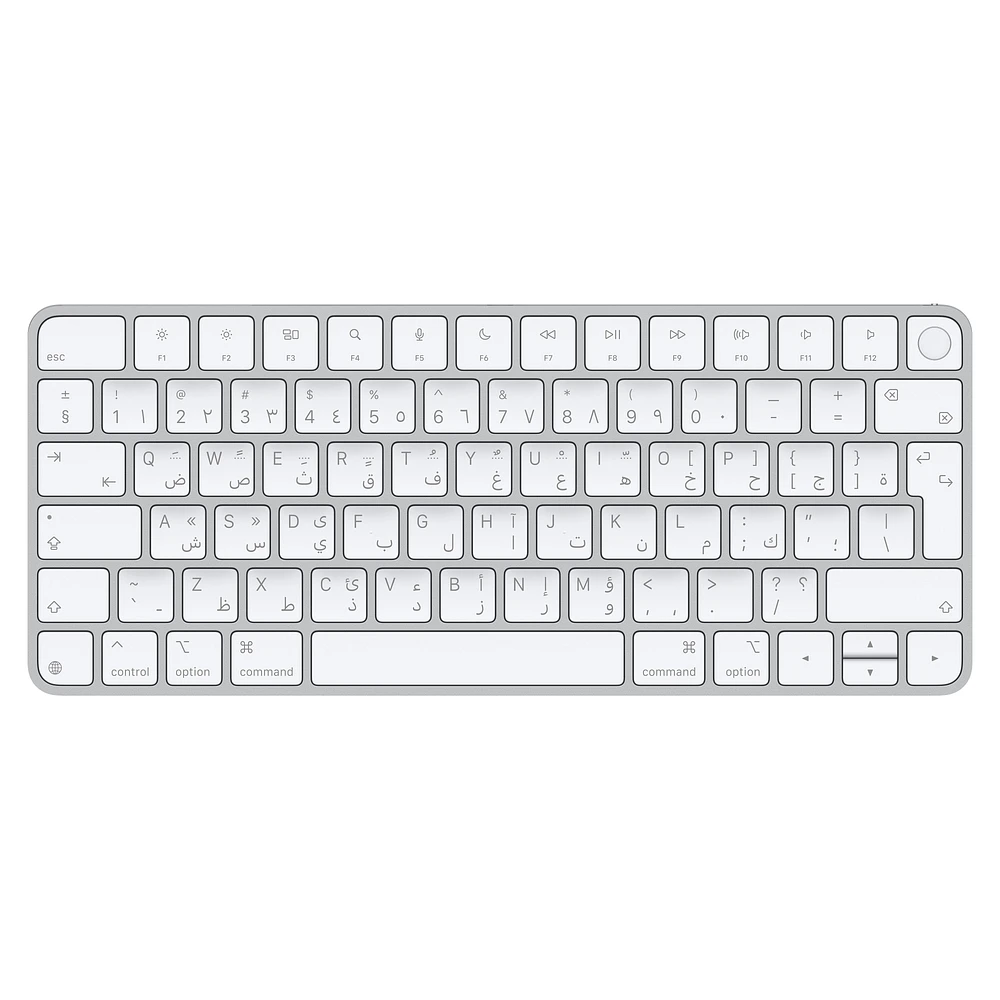 Magic Keyboard with Touch ID for Mac models with Apple silicon (USB–C) - Arabic