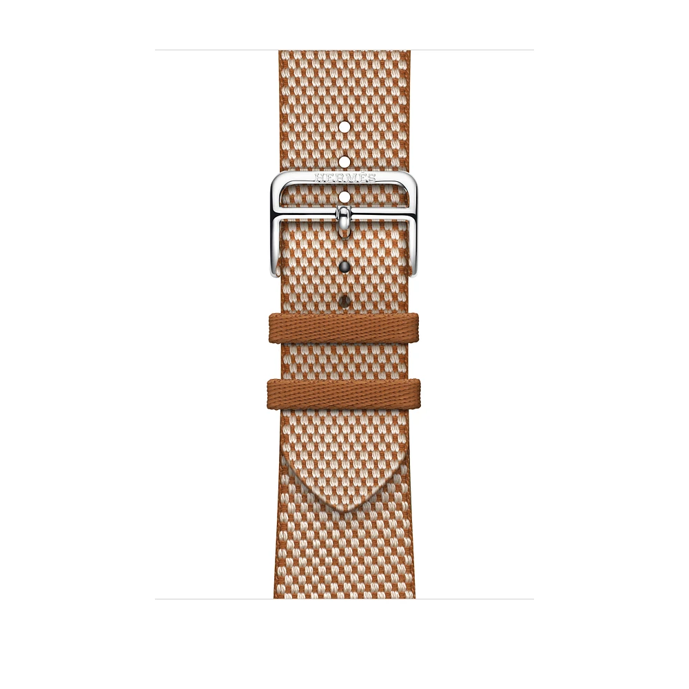 Apple Watch Hermès - 46mm Gold/Écru Toile H Single Tour