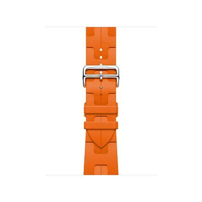Apple Watch Hermès - 42mm Orange Kilim Single Tour