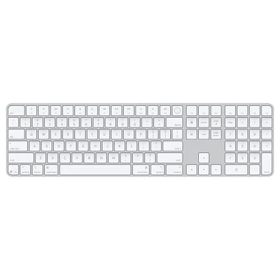 Magic Keyboard with Touch ID and Numeric Keypad for Mac models with Apple silicon (USB‑C) - US English - White Keys