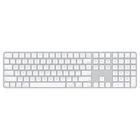 Magic Keyboard with Touch ID and Numeric Keypad for Mac models with Apple silicon (USB‑C) - US English - White Keys