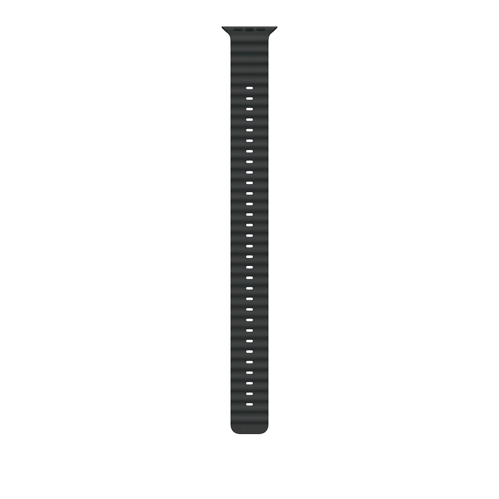 49mm Black Ocean Band Extension - Natural Titanium Finish