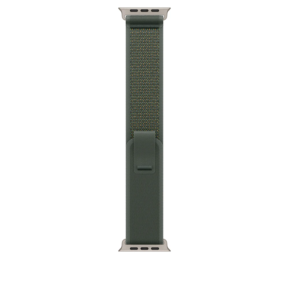49mm Green Trail Loop – S/M - Natural Titanium Finish