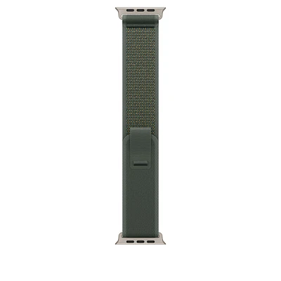 49mm Green Trail Loop – S/M - Natural Titanium Finish
