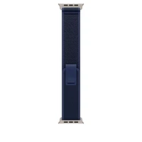 49mm Blue Trail Loop - S/M - Natural Titanium Finish