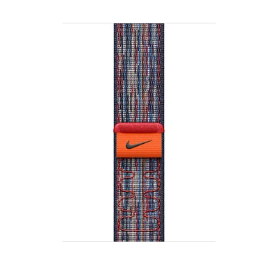 46mm Blue/Red Nike Sport Loop