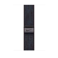 46mm Black/Blue Nike Sport Loop