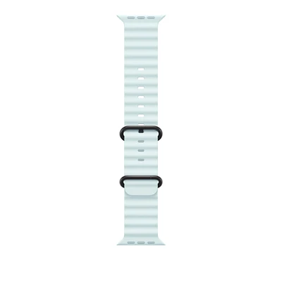 49mm Ice Blue Ocean Band - Black Titanium Finish