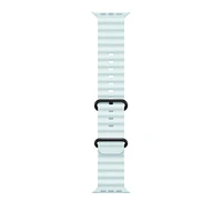 49mm Ice Blue Ocean Band - Black Titanium Finish