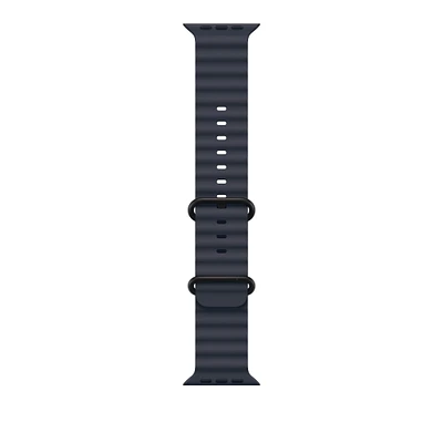 49mm Navy Ocean Band - Black Titanium Finish