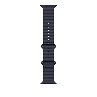 49mm Navy Ocean Band - Black Titanium Finish