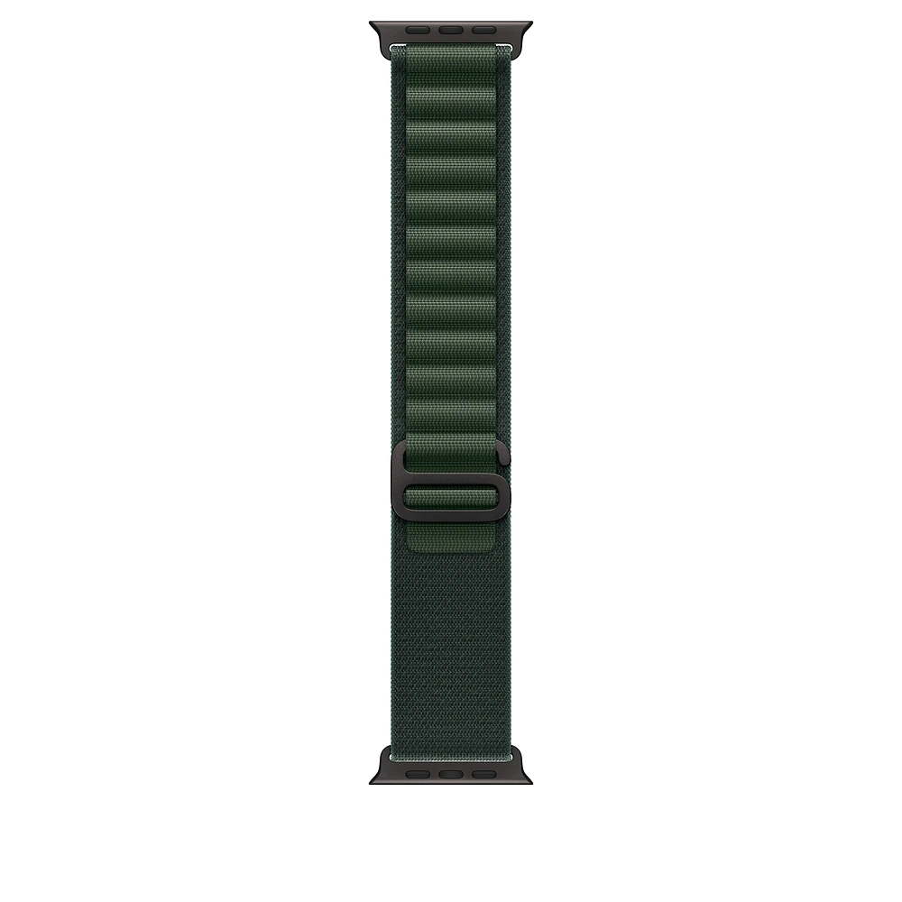 49mm Dark Green Alpine Loop - Small - Black Titanium Finish