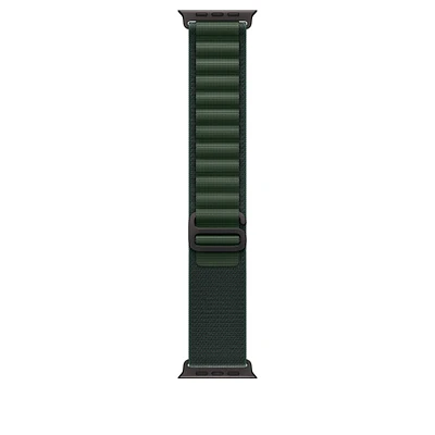 49mm Dark Green Alpine Loop - Small - Black Titanium Finish