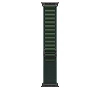 49mm Dark Green Alpine Loop - Small - Black Titanium Finish