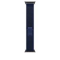 49mm Blue Trail Loop - S/M - Black Titanium Finish