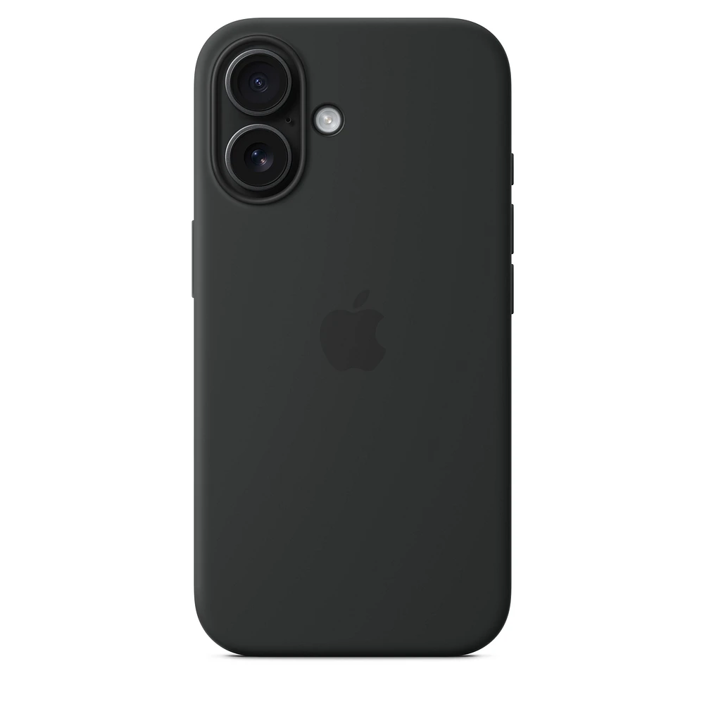 iPhone 16 Silicone Case with MagSafe – Black