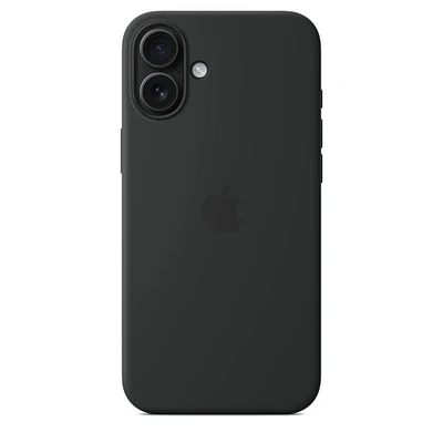iPhone 16 Plus Silicone Case with MagSafe – Black