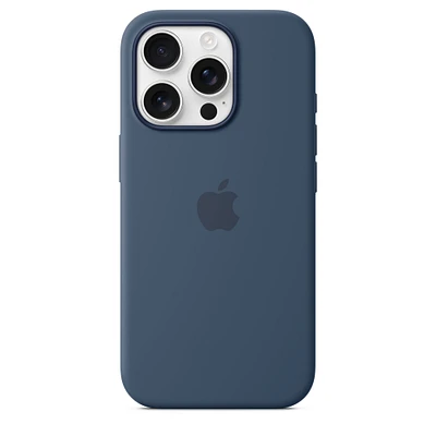iPhone 16 Pro Silicone Case with MagSafe – Denim
