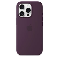 iPhone 16 Pro Silicone Case with MagSafe – Plum