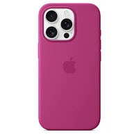 iPhone 16 Pro Silicone Case with MagSafe – Fuchsia