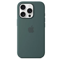 iPhone 16 Pro Silicone Case with MagSafe – Lake Green