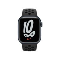 Refurbished Apple Watch Nike Series 7 GPS + Cellular, 41mm Midnight Aluminum Case with Anthracite/Black Nike Sport Band