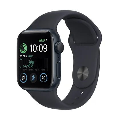 Buy Refurbished Apple Watch SE (2nd Generation) GPS, 40mm Midnight Aluminum Case with S/M Midnight Sport Band