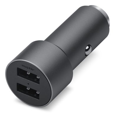 mophie Dual USB-A Car Charger
