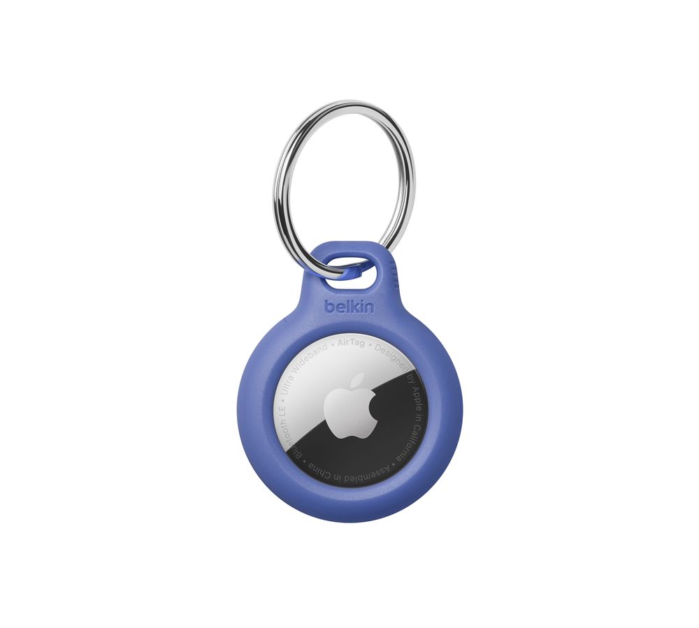 Belkin Secure Holder with Key Ring for AirTag – Blue