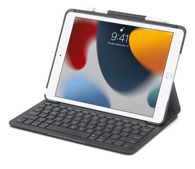 Logitech Slim Folio Case with Integrated Bluetooth Keyboard for iPad (9th generation)