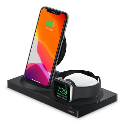 Belkin BOOST↑CHARGE™ 3-in-1 Wireless Charger for iPhone + Apple Watch + AirPods