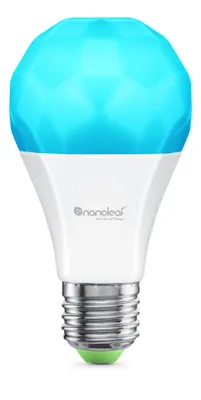Nanoleaf Essentials Matter A19 Smart Bulb - Thread & Matter-Enabled Smart LED Light Bulb - White and Color